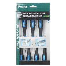 PROSKIT SD-2302 sada šroubováků torx s otvorem 7 dílů